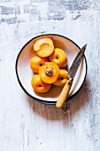 Apricots in a bowl