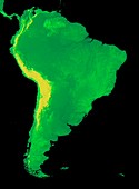South America, GLOBE map
