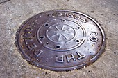 Detroit Edison manhole cover