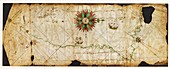 Pacific coast from Mexico to Chile, 16th century