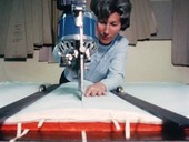 Manufacturing Apollo descent parachutes, 1960s