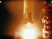 Saturn V rocket test launch, Apollo 4, 1967