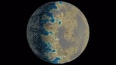 TRAPPIST-1d exoplanet, animation