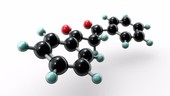 DBM drug molecule, animation
