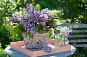 Fragrance from Syringa vulgaris 'Katherine Havemeyer' (lilac)