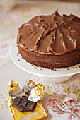 Chocolate fudge cake (afternoon tea)