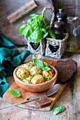 Basil meatballs