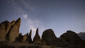 Milky Way over Alabama Hills, California