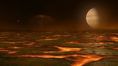 Surface of Io, animation