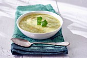 Courgette creme soup with carrots
