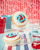 Cupcakes zum 21. Geburtstag