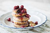 Small quark pancakes with chocolate filling