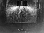 Tesla wireless coil experiment