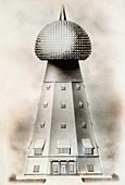 Tesla's Wardenclyffe Tower laboratory, 1900s