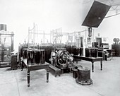 Tesla's Wardenclyffe Tower laboratory, 1900s