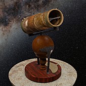 Isaac Newton's reflecting telescope