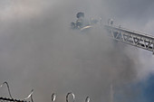 Warehouse fire, USA