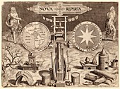 Title page of 'Nova Reperta', 16th century