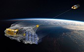 e.Deorbit space debris removal mission, illustration