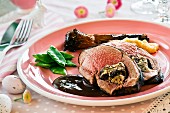 A stuffed leg of lamb for Easter