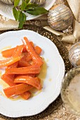 Roasted carrots (as a side dish for Christmas dinner)