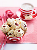 Coconut, Cranberry and White Chocolate Macaroons