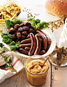 Wild boar meatballs and wild boar sausage for Christmas