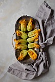 Zucchini blossoms - Edible