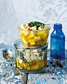 Marinated feta