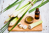 Lemongrass stalks (Cymbopogon sp)