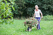 Woman gardening