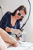 Dermatological laser