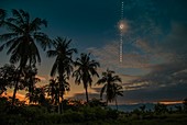 Total solar eclipse of March 2016, composite sequence