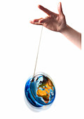Playing with the Earth, conceptual image