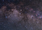 Scutum constellation, optical image