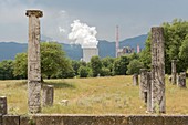 Ancient Megalopolis and Coal Powerplant.