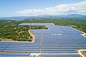 Photovoltaic solar array, Greece