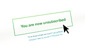 Unsubscribing from email