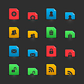 File icons, illustration
