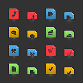 File icons, illustration