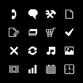 Website icons, illustration