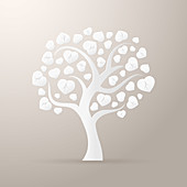 Paper tree, illustration