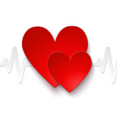 Heart rate, illustration