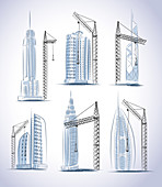 Skyscrapers, illustration