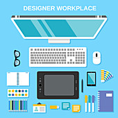 Workspace, illustration