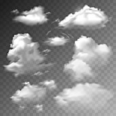 Clouds, illustration