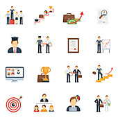 Career icons, illustration