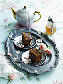Ginger Cake with Honey and Spice Syrup