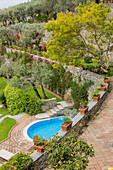 Mediterraner Garten mit Pool