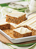 Sheet pan carrot cake with cream cheese frosting